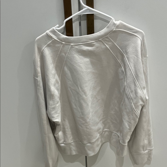 Athleta Off-White Crewneck Top - Picture 4 of 4
